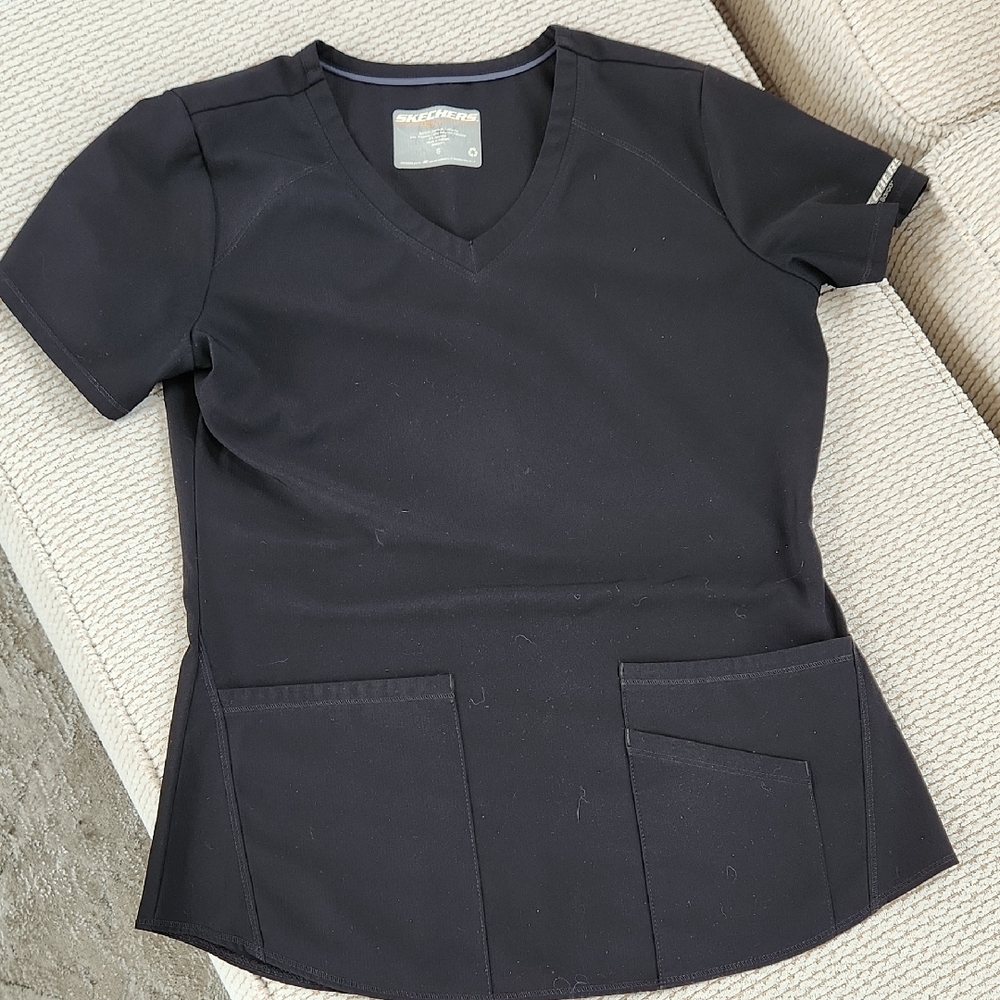 Skechers Scrubs Top, Size Small
